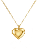 Gold Locket - 10ct Yellow Gold Polished Heart Locket - 791429