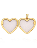 Gold Locket - 10ct Yellow Gold Polished Heart Locket - 791429