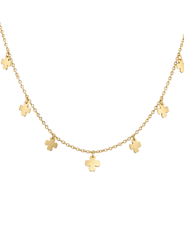 Gold Necklace - 10ct Yellow Gold 48cm Cover Drop Chain - 791433