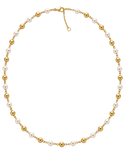 Pearl Gold Necklace - 10ct Yellow Gold 50cm Fresh Water Pearl Necklace - 791448