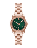 Emporio Armani-Three-Hand Date Rose Gold-Tone Stainless Steel Watch-AR11639-789083