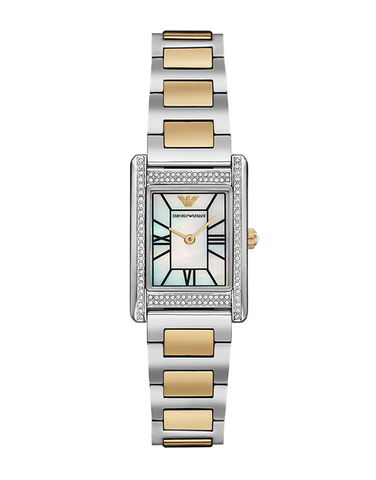 Emporio Armani-Two-Hand Two-Tone Stainless Steel Watch-AR11642-789085