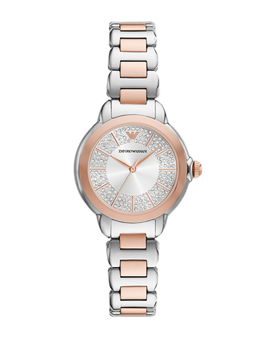 Emporio Armani-Three-Hand Two-Tone Stainless Steel Watch-AR11643-789086