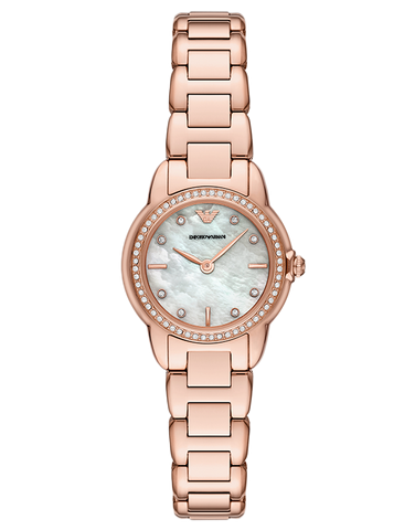 Emporio Armani - Two-Hand Rose Gold-Tone Stainless Steel Watch - AR11671 - 789651
