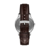 Emporio Armani - Three-Hand Date Brown Leather Watch - AR11672 - 789648