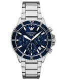 Emporio Armani - World Explorer Solar-Powered Chronograph Stainless Steel Watch - AR11681 - 789644