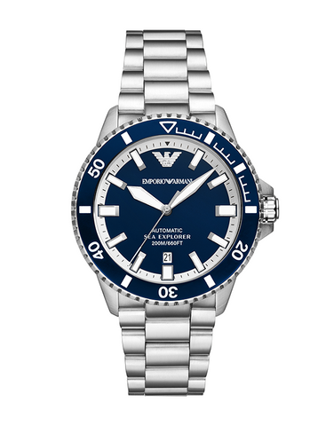 Emporio Armani -  Sea Explorer Elite Automatic Stainless Steel Watch - AR60079 - 788798