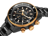 Rado - Captain Cook Auto Chrono Black Ceramic 43MM - R32190153- 790225