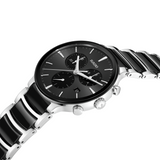 Rado - Centrix Chrono Qtz Black Ceramic Steel 41mm - R30210152 - 790062