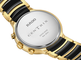 Rado - Centrix Chrono Qtz Black Ceramic Gold PVD 41mm - R30211152 - 790061