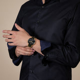 Rado - Centrix Chrono Qtz Black Ceramic Gold PVD 41mm - R30211152 - 790061