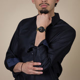 Rado - Centrix Chrono Qtz Black Ceramic Gold PVD 41mm - R30211152 - 790061