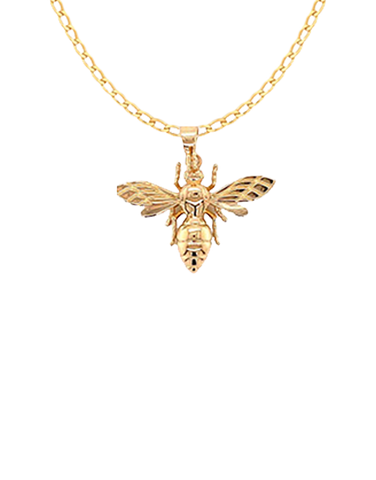 10ct Yellow Bee Pendant- 783994