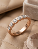Diamond Ring - 14ct Rose Gold Diamond Ring - 761382