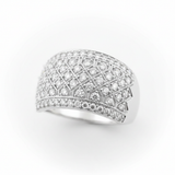 Diamond Ring - 14ct White Gold Diamond Ring - 770715
