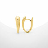 Gold Earrings - 10ct Yellow Gold Huggie Earrings - 790397