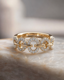 Diamond Ring - 14ct Yellow Gold Diamond Ring - 786874