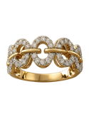 Diamond Ring - 14ct Yellow Gold Diamond Ring - 786874