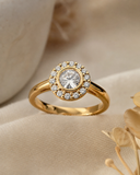 14ct Yellow Gold Diamond Ring - 783737