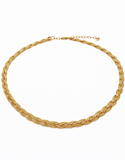 Gold Chain - 10ct Yellow Gold 45cm Scintilla Flat Collier - 789379