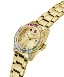 Guess - Opaline Gold Tone Ladies Analogue Watch - GW0475L3 - 788154