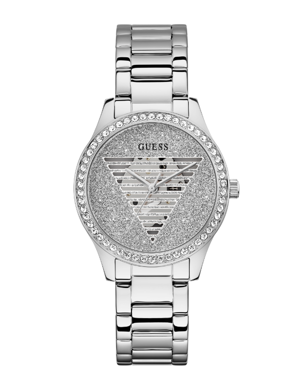 Guess - Ladies Silver Tone Analog Watch - GW0605L1 - 787720
