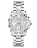 Guess - Majesty Polished Silver Tone Watch - GW0771L1 - 788640