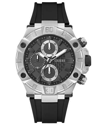 Guess - Ignite Brushed Silver Tone Watch - GW0802G1 - 788632