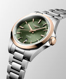 Longines Conquest- Automatic Green Dial Steel 18ct RG Cap 30mm - L33205026 - 789704
