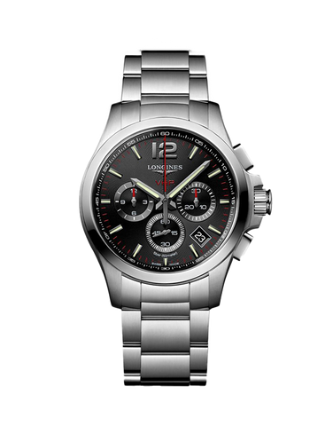 Longines Conquest - VHP Q Chrono Black Dial Steel - L3.717.4.56.6 - 768594