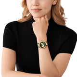 Michael Kors Parker Three-Hand Green Leather Watch - MK4724 - 787752