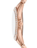 Michael Kors - Harlowe Three-Hand Rose Gold-Tone Stainless Steel Watch - MK4845 - 788790