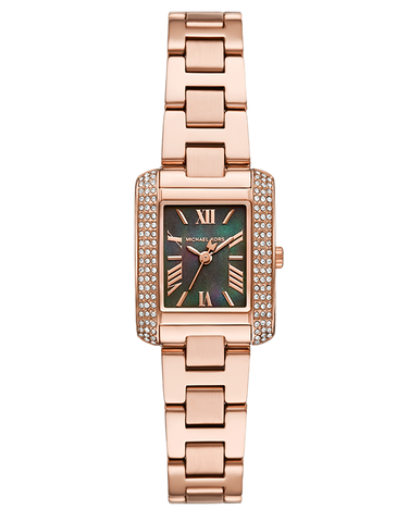 Michael Kors-Emery Three-Hand Rose Gold-Tone Stainless Steel Watch-MK4868-788796