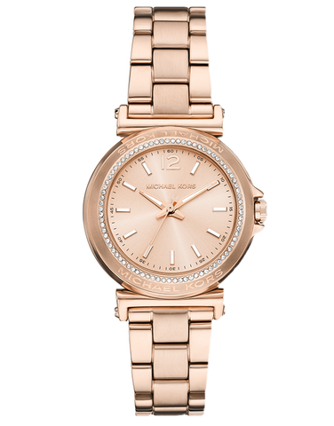 Michael Kors-Maren Three-Hand Rose Gold-Tone Stainless Steel Watch-MK7491-788788