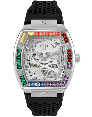 Philipp Plein - Skeleton Automatic Crystal 44mm Watch - PWBAA1423 - 788112