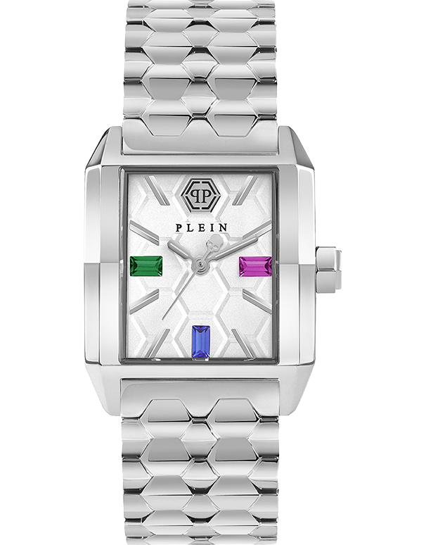Philipp Plein Offshore Square Crystal Quartz 38mm Watch PWMAA0422 788120