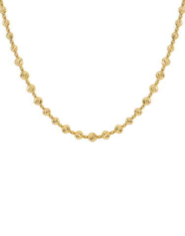 Scintilla Chain - Scintilla 10ct Yellow Gold Graduated Chain -789370