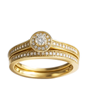 14ct Yellow Gold Diamond Ring - 783729