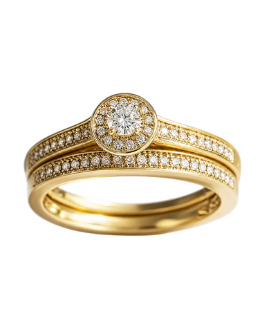 14ct Yellow Gold Diamond Ring - 783729