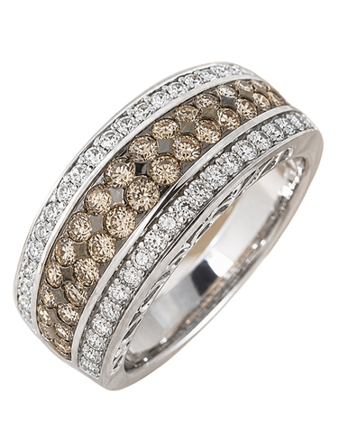 Diamond Ring - 14ct White Gold Diamond Ring - 756328
