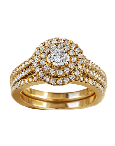 14ct Yellow Gold Diamond Ring - 783735