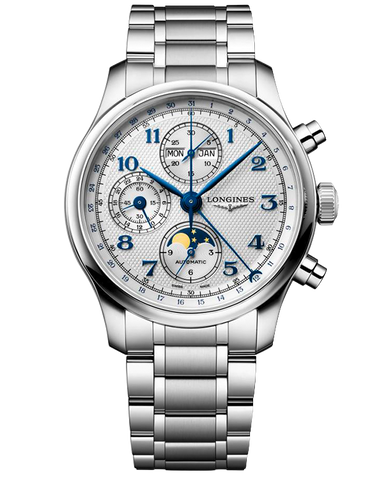Longines Master Collection - Auto Chrono Moon Steel - 41MM - L2.962.4.73.6 - 791392