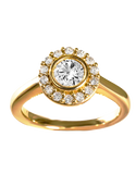 14ct Yellow Gold Diamond Ring - 783737