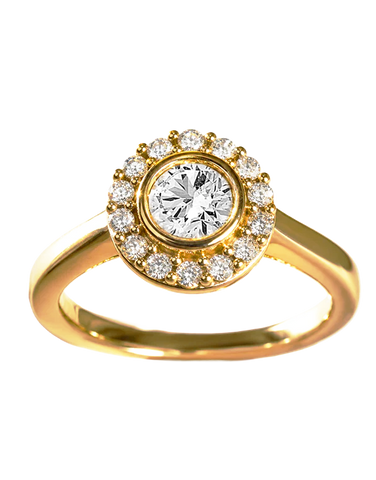 14ct Yellow Gold Diamond Ring - 783737