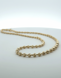 Scintilla Chain - Scintilla 10ct Yellow Gold Graduated Chain -789370