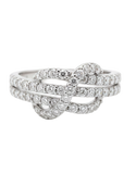 Diamond Ring - 14ct White Gold Diamond Ring - 768492