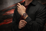 Rado - Captain Cook Auto Burgundy Black Dial Steel 39MM - R32223408- 790254