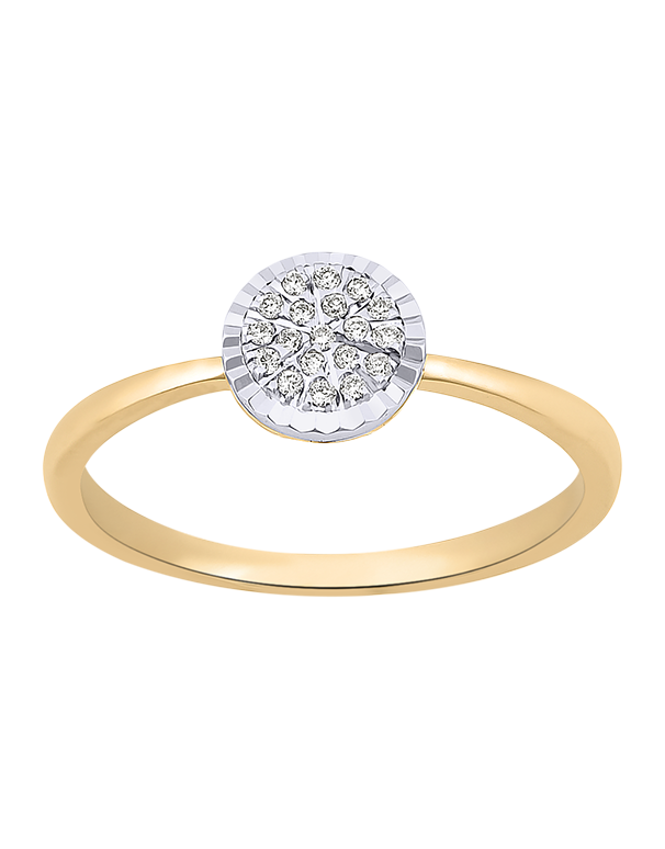 Diamond Ring 10ct Yellow Gold Diamond Set Ring 784048
