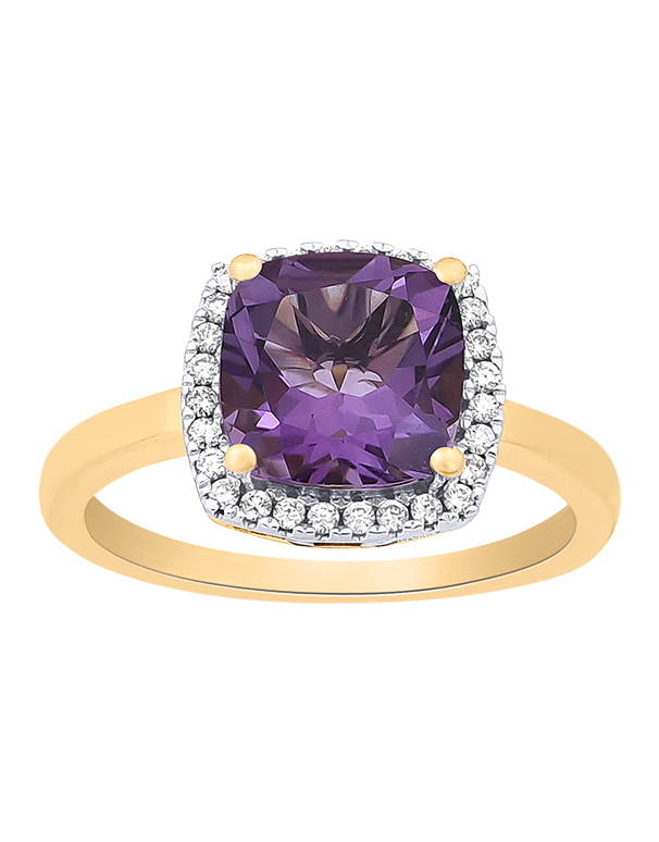 14k amethyst deals ring