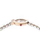 Ferragamo - Gancini Twisted Quartz White Silver Sunray 28mm - SFJK00426 - 791369